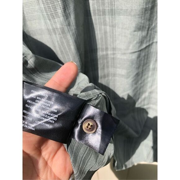 Gerry Men's Short Sleeve Large (L) Plaid Quick Dry - Picture 5 of 5